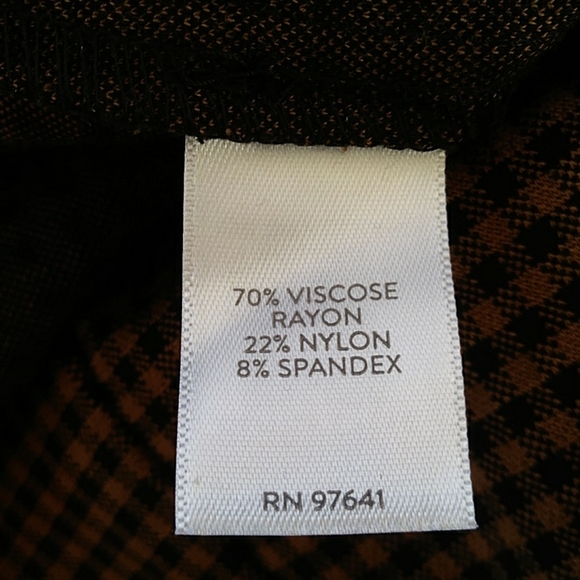 J. Jill Ponte Checkered Skinny Leggings Medium Petite - Picture 4 of 11